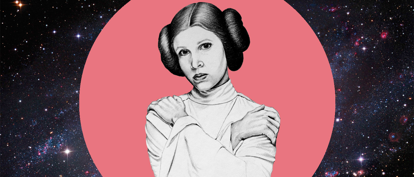 Carrie_Fisher_ilustracion_Guacimara_Vargas