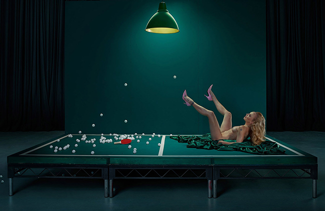 Mouse, ping pong girl