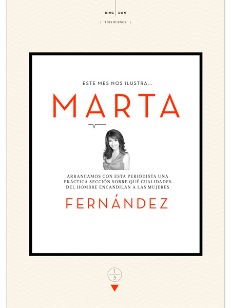 El hombre de ... Marta fernández
