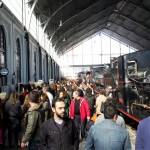Más de 40.000 personas pasaron durante el fin de semana por el Museo del Ferrocarril para disfrutar de la oferta de tiendas del Mercado de Motores