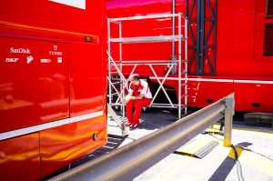 El padock de Montmelo