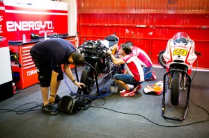 El padock de Montmelo