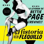 Portada del reportaje de Bettie Page