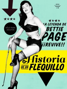 Portada del reportaje de Bettie Page