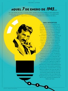 Nicola Tesla oortagoniza la fecha.