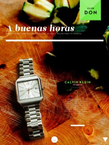Portolio de relojes.
