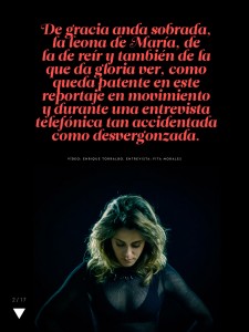 María León, portada de la Revista Don 7