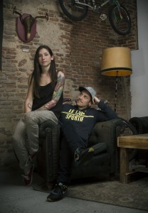 Tamy Marqués y Quique Arias de La Bicicleta