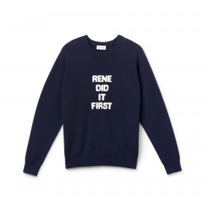 Sudadera Navy Lacoste