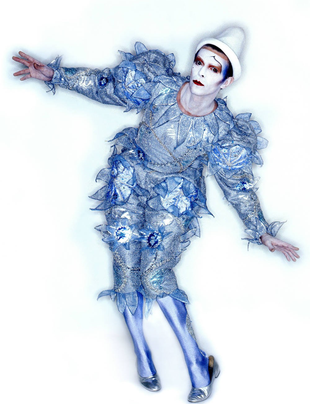 durante el rodaje de la película ‘Ashes to Ashes’, 1980 – fotografía de Brian Duffy