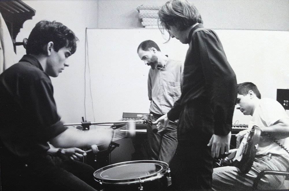 Grabación de 'The Other Woman', de The Glitter Souls, en 1993, en el estudio de Radio Paraíso. 